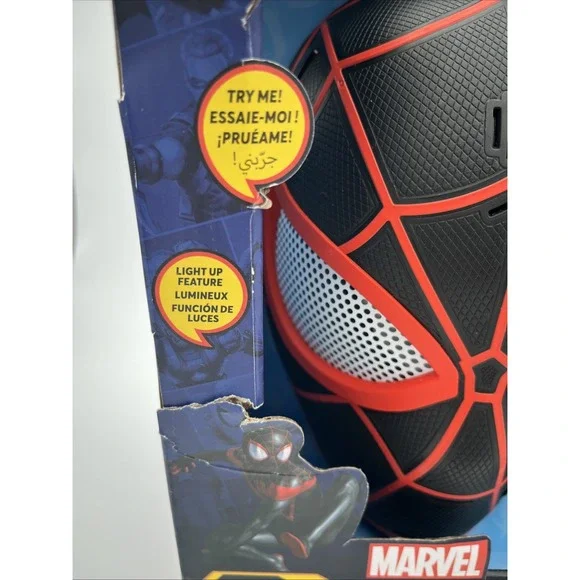 Disney Marvel Miles Morales Light-Up Spiderman Across the Spider Verse Mask‎ - Picture 10 of 12